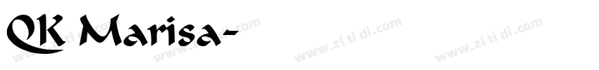 QK Marisa字体转换